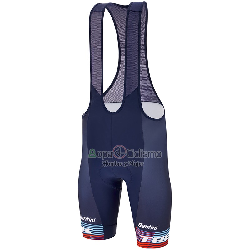 Trek Factory Racing Ropa Ciclismo Culotte Corto 2023 Hombre Mangas Cortas Azul